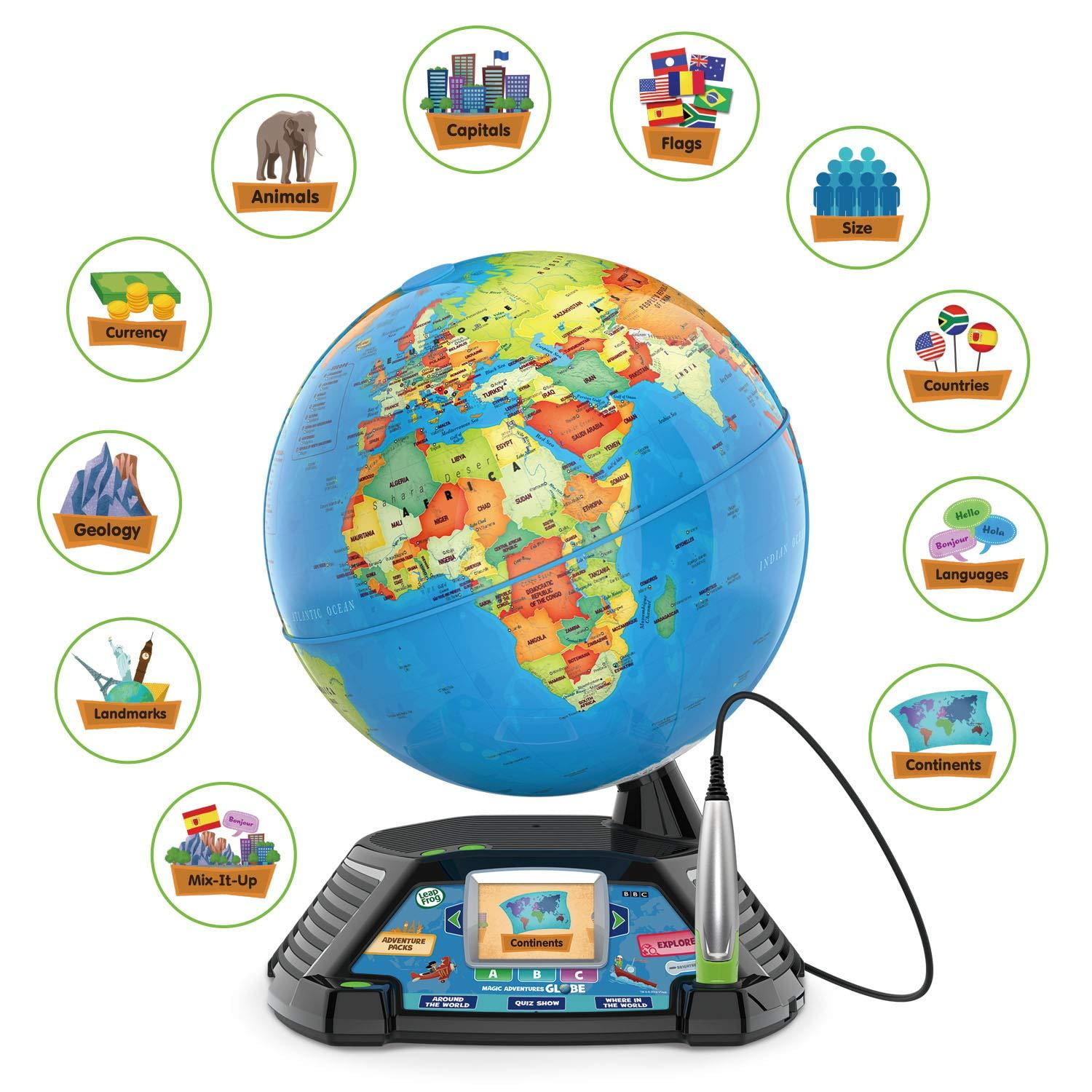 2.7" LCD Screen LeapFrog Magic Adventures Globe (Frustration Free Packaging) with Stylus