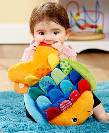 melissa & doug flip fish soft baby toy