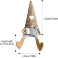 thumbnail image 4 of 2 Pcs Plush Bar Decor, Handmade Swedish Farmhouse Scandinavian Figurine for Home Kitchen Coffee Station Table Shelf (Brown), 4 of 5