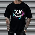 thumbnail image 2 of LUOGENLI Male T-shirts for Mens Men's T Shirt Summer Oversized Shirt Fashion 3D Print Casual Comfortable Shirt Mens T-shirts Graphic Tees Vintage St. Patrick's Day Black XL, 2 of 4
