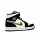 thumbnail image 2 of N I-K-E A i r-Jor-dan 1 Mid SE Metallic Gold Patent Black White 852542-007 Men's, 2 of 5