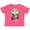 Vintage Hot Pink, variant on Inktastic He is Risen Floral Print Cross with Beautiful Flowers Boys or Girls Toddler T-Shirt