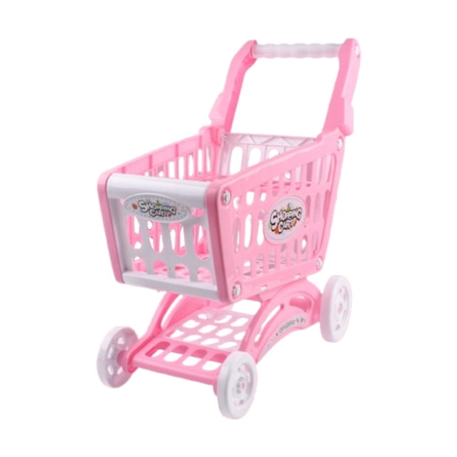 Carrito de compras Perfecl para niños rosa multifuncional de juguete