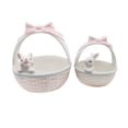 thumbnail image 6 of Ceramic Bunny Easter Basket Porcelain bunny bowls Tableware Desktop Party Supplies Flower Pot Egg Holder Candy Serving Bowls Holiday Gift, 4.72" x 4.72" x 5.31", 6 of 9