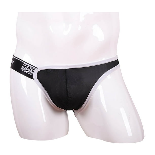 jovati Mens Sexy Underwear for Sex Mens Sexy Underwear Elastic Waistband  Sweat-absorbent Ice-silk Cool Briefs 
