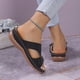 thumbnail image 4 of Amzcrzy Zapatos de mujer,Zapatos de mujer,Zapatillas de mujer, Sandalias de cuña con flores huecas para mujer, cómodas, de verano, informales Sandalias Mujer Zapatillas De Casa, 4 of 8