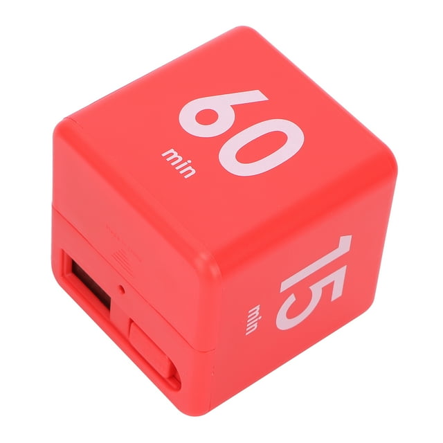 Oubit Study Timer,Plastic Cube Timer Gravity Flip Timer Clock Timer Achieve More