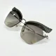 thumbnail image 3 of MIU MIU 56T NOIR MU56TS Silver Mirrored Black Crystal Pave Rimless Sunglasses, 3 of 6