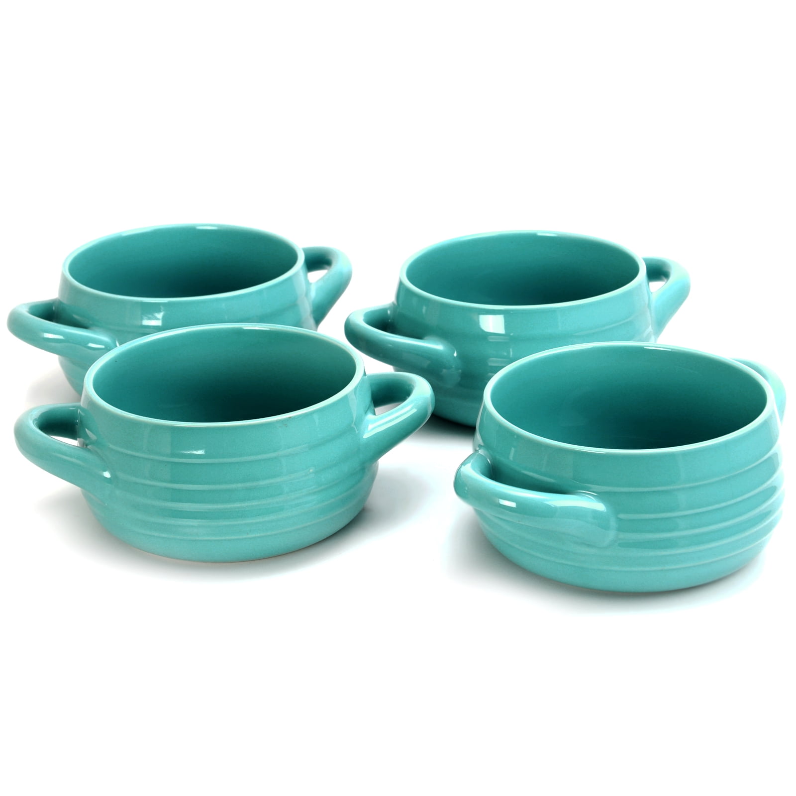 Gibson Town Market 4 Piece 29.7 oz. Stoneware Soup Bowl Set in