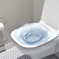 thumbnail image 7 of Sitz Bath Basin Toilet Bidet Tub Anti Overflow Universal Reusable Portable Hangable Steam Seat Hip Women Men Elderly Blue, 7 of 7