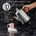 thumbnail image 4 of Cafetera Eléctrica Moss & Stone Acero Inoxidable 10 Tazas con Función de Mantener Caliente, 4 of 8
