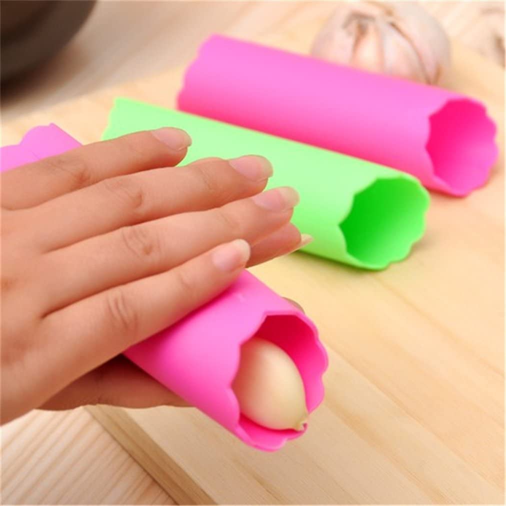 Garlic Peeler Skin Remover Roller Keeper,Easy Quick to Peeled Garlic