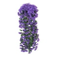 thumbnail image 4 of Artificial Hanging Plants Faux Trailing Silk Blooms, UV Resistant Faux Flowers for Outdoor Planters, Realistic Basket Decor for Front Door Porch Patio Garden Decor, 4 of 7