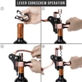 thumbnail image 3 of OPUX Premium Rabbit Wine Opener Set | Wine Tool Accessories with Rabbit Corkscrew Opener, Aerator, Stopper, Foil Cutter | Wine Bottle Opener Kit Gift Box for Housewarming, 3 of 7