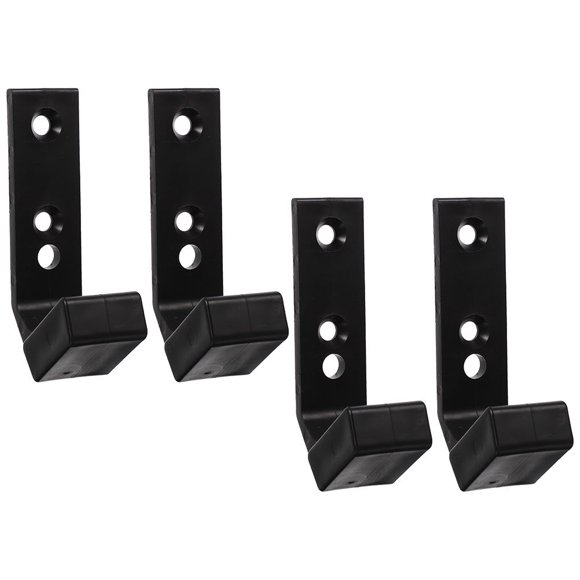 BEADCEST 4Ud Rack Para Barras De Montado En Pared Soporte Firme Y Para Accesorios De Gimnasio