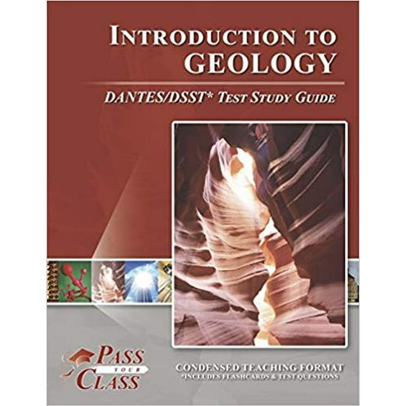 Introduction à la Géologie DANTES/DSST....paperback 2020 PassYourClass