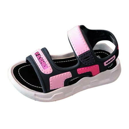 Home Slippers for Children Toddler Water Shoes Size 3 Kids Cartoon Soft Sole Sandals for Kids Boys in Summer Comfortable Boys Sandals Boys 7 Sandals