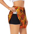 thumbnail image 2 of Haiem Sunflower4 Women's 2 in 1 Running Shorts - Lightweight Athletic Workout Gym Yoga Breathable Sports Shorts Liner with Phone Pockets-Medium, 2 of 9