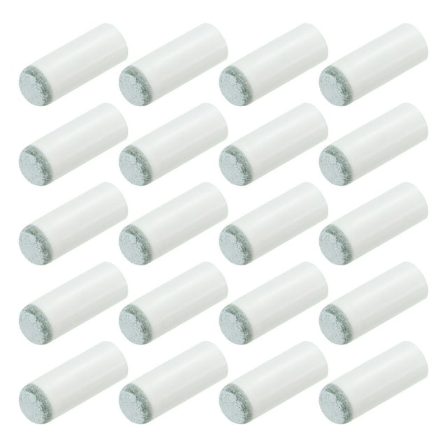 Puntas de Taco de Billar Uxcell, Puntas de Reemplazo para Taco de Billar y Snooker de 10 mm Blanco Gris