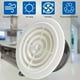 thumbnail image 2 of Rejilla de ventilación ajustable de 100 mm Ventilación de aire redonda, 2 of 5
