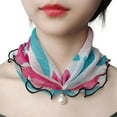 thumbnail image 3 of Cheers.US Scarfs for Women Lightweight Print Floral Pattern Scarf Fashion for Party, 3 of 5
