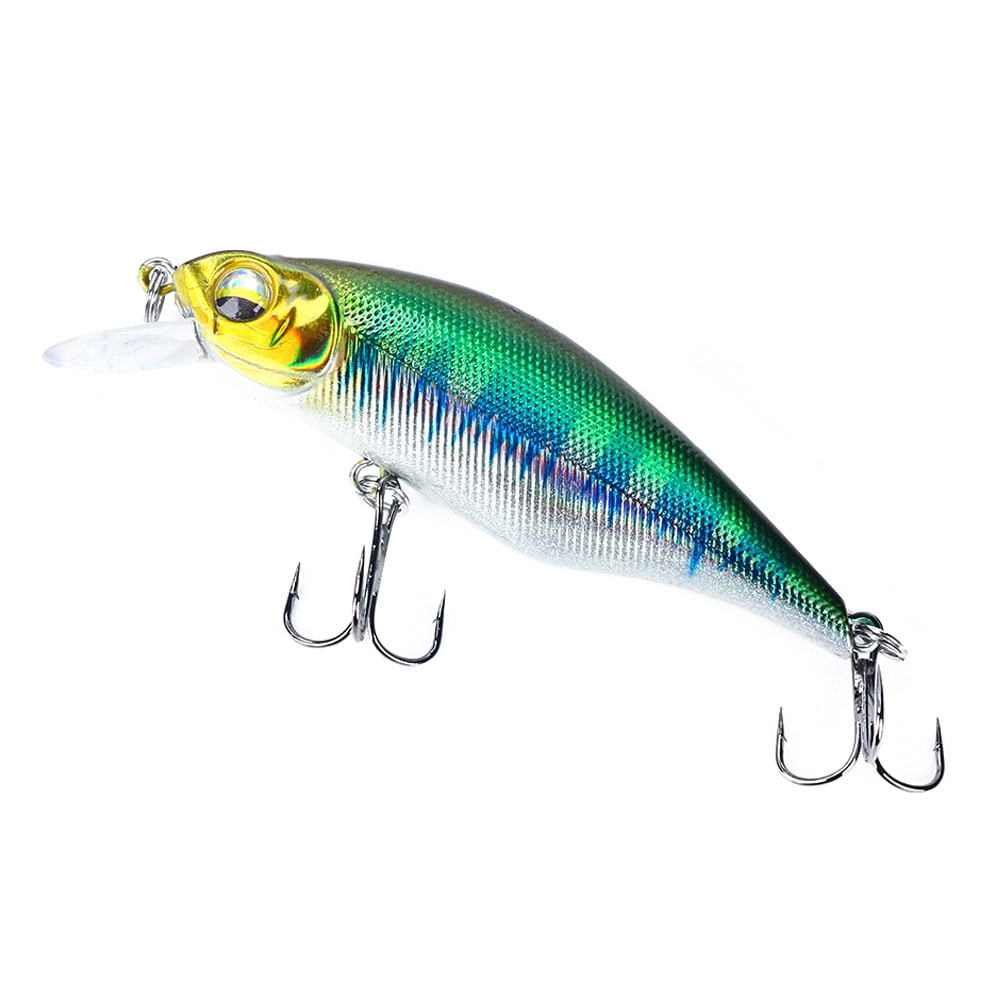 HENGJIA Fishing Lures Large Hard Bait Minnow VIB Lure with Treble Hook Life-Like Swimbait Fishing Bait Popper Crankbait Sinking Lure for Trout Bass Walleye Redfish