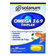 thumbnail image 1 of Suplemento alimenticio Solanum omega 3, 6, 9 triplex 30 cápsulas de 1.4 g c/u, 1 of 4