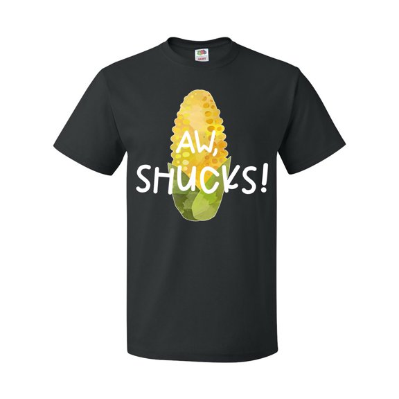 Inktastic Aw, Shucks Corn on the Cob Humor T-Shirt