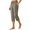 Deep Khaki, variant on Womens Hiking Capri Pants High Waisted Drawstring Cargo Pants Women Quick Dry Capris Travel Trousers