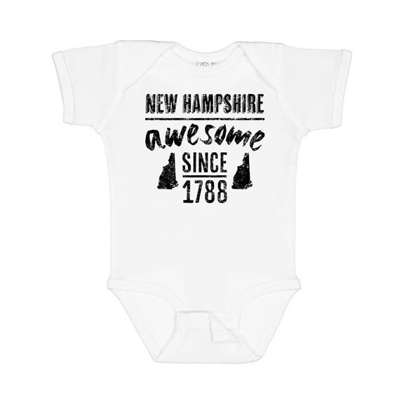 Inktastic New Hampshire Awesome Since 1788 Boys or Girls Baby Bodysuit