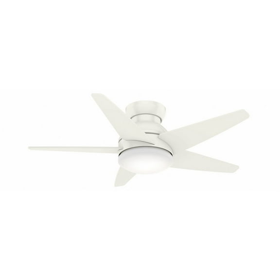 59350-Casablanca Fans-Isotope - 5 Blade 44 Inch Ceiling Fan with Wall Control in Modern Nautical Style and includes 5 Motor Speed settings-Fresh White