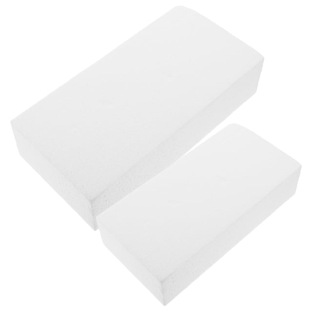 MasteelfCA 2Pcs Blank Foam Block DIY Crafts Foam Block Handmade Foam Block Model DIY Supply