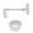 B, variant on Adjustable Pool Fountain 5 Nozzles Waterfall Sprinklers Coolers Swimming Pool Waterfall Fountain for In-Ground Pools