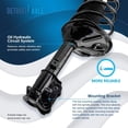 thumbnail image 5 of Detroit Axle - Rear Struts w/Coil Spring Replacement for 2000-2005 Hyundai Accent, 5 of 8
