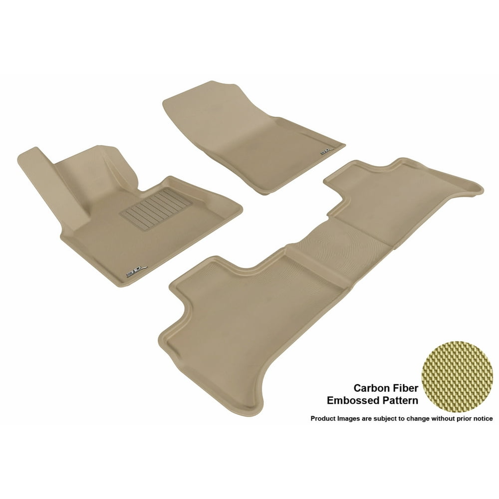 3D MAXpider Stylish Custom Fit All Weather Floor Mats for 20002006 BMW