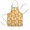 Orange Halloween Ghosts-1, variant on Orange Witch Hat Halloween Pattern Kids Aprons for Girls and Boys,Adjustable Neck Strap Toddler Aprons for Kids Cooking Baking