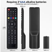 Universal Remote Control for Samsung, LG, Sony, Vizio, Hisense, Insignia, Toshiba, JVC, Philips, Sanyo, Sharp, Panasonic All Series TV (Not fit DVD/Box)