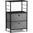 thumbnail image 1 of Sorbus 2 Drawers Table Dresser - Black, 1 of 9