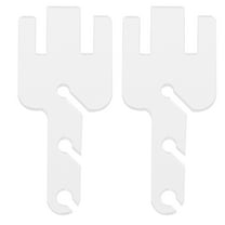 Troglfold tensioner adapter 2pcs Multi-purpose Knitting Machine Tensioner Tension Rods Knitting Machine Yarn Tensioner Compatible for Addi/King/Express,1.97"X0.87"X0.12"