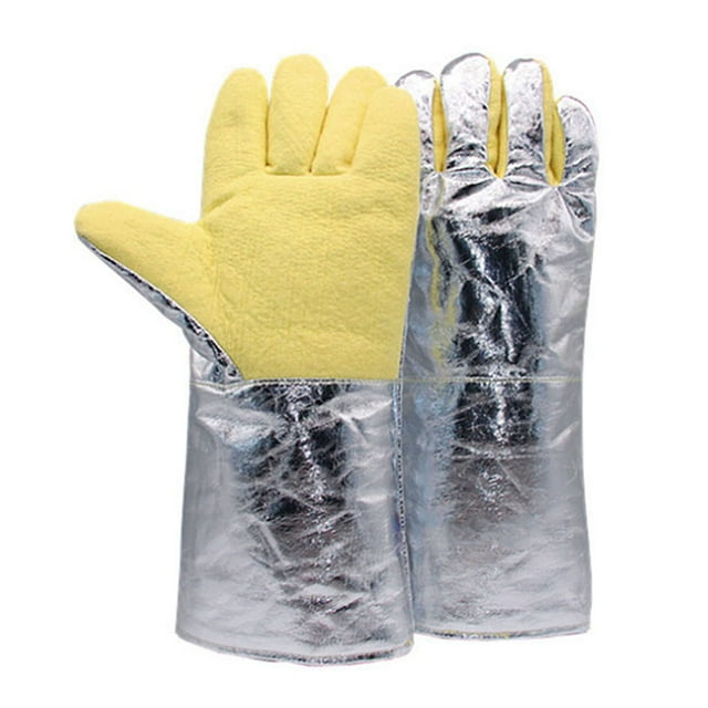 1 par de guantes aislantes térmicos resistentes a altas temperaturas para horno, cocina, horneado.