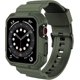 thumbnail image 1 of Compatible con correas Apple Watch de 45 mm, 44 mm y 42 mm con estuche, correa resistente a prueba de golpes (verde militar, 42-44 mm), 1 of 5