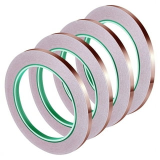 Zehhe Copper Foil Tape with Double-Sided Conductive - EMI Shielding,Stained  Glass,Soldering,Electrical Repairs,Paper… 