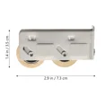 thumbnail image 2 of Pcs Door Roller Garage Replacement Rollers Aluminum Alloy Screen Sliding Wheels, 2 of 5