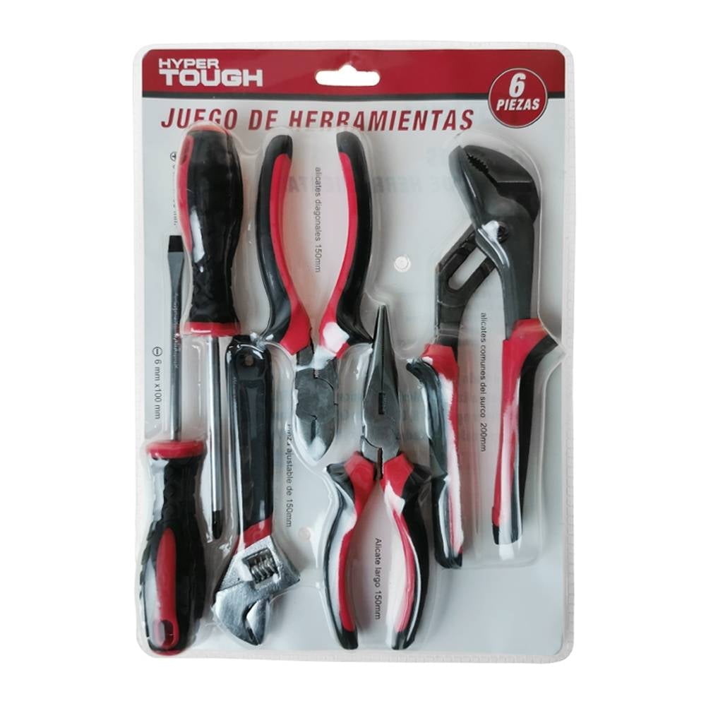 Juego de Herramientas Hyper Tough 6 Piezas