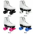 thumbnail image 4 of QualitChoice Pack de 2 Patins à Roulettes en Acier Inoxydable Toe Stop Portable Hauteur Réglable Bloc de Butée Partie avec Clé Rose Rouge, 4 of 6