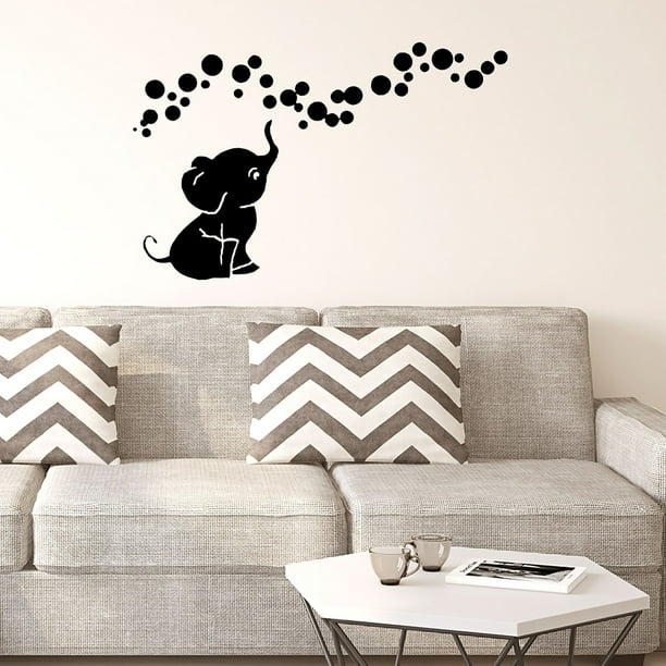 Unique Bargains Animal Pattern Removable Peel and Stick Wall Decals