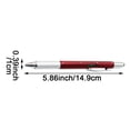 thumbnail image 3 of Clearance!Back-to-School Essentials 6in1 Multi-tools Pens Multifunction Ball-point Pen Level Caliper Screwdriver 5ml, 3 of 3