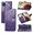 Purple, variant on Compatible with Samsung Galaxy A42 5G Wallet Case for Women, Leather Flip Folio with Kickstand Magnetic and Card Holder Protective Case for Samsung Galaxy A42 5G Butterfly Blue SD