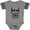 Football Heather and Smoke, variant on Inktastic Waiting for My Beard to Grow in Boys Baby Bodysuit