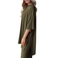 thumbnail image 4 of Conjunto de Chándal PRETTYGARDEN de Dos Piezas para Mujer Verde Militar Talla S, 4 of 7